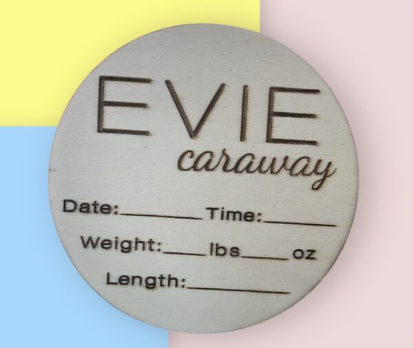 Baby Name and Stat Disc - Image 2