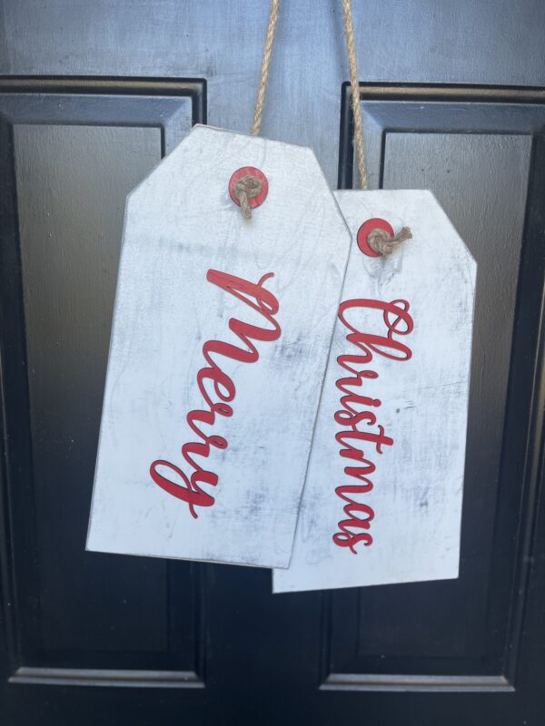 Door Hanger - Merry Christmas Gift Tags