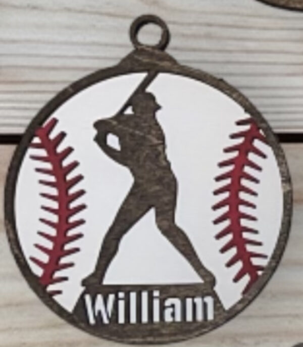 Personalized Sports Ornaments - Image 3